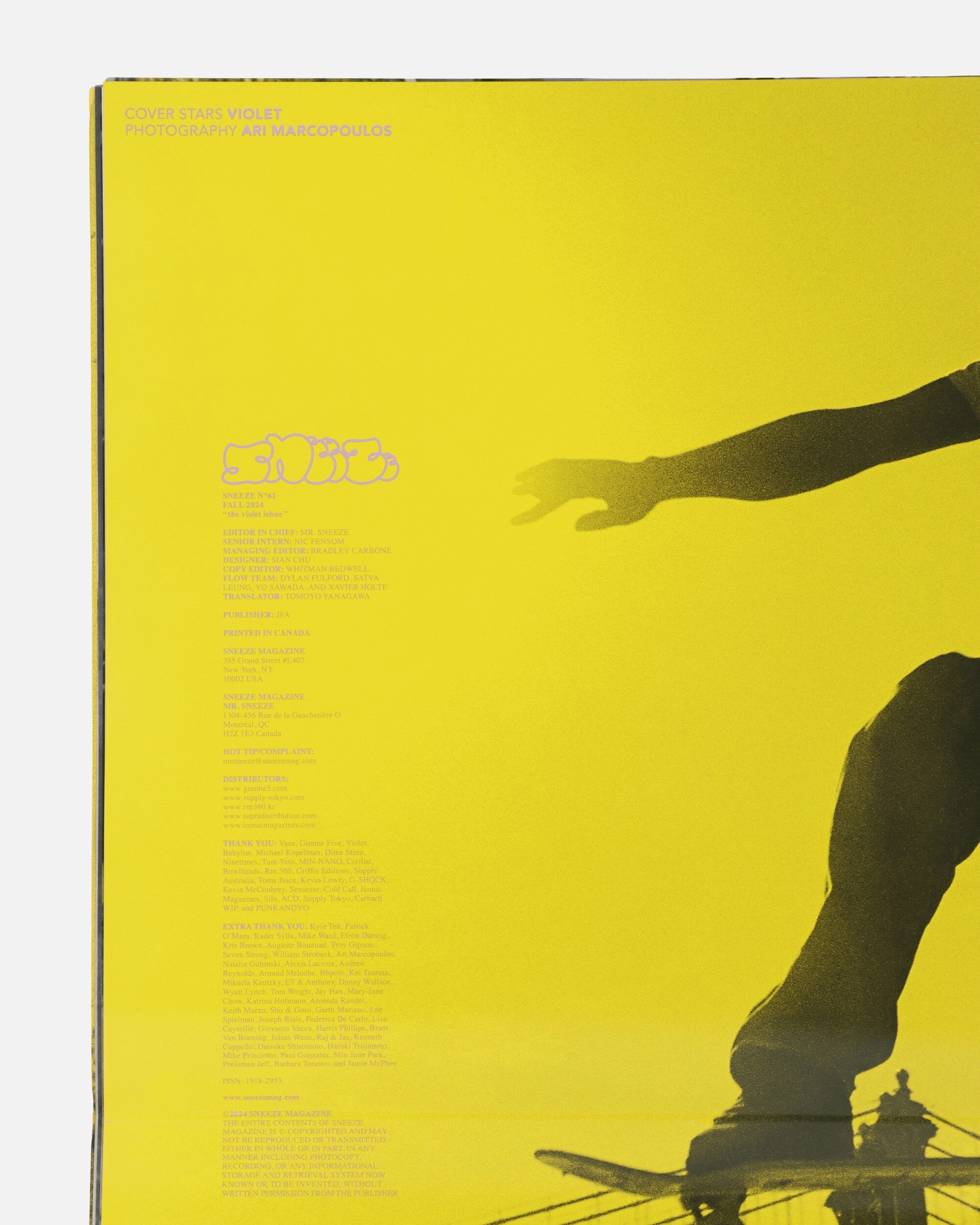 Issue N°61 the violet issue