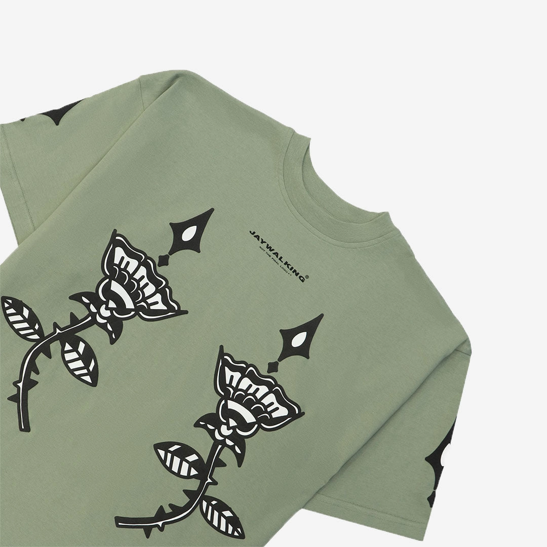 JAYWALKING | SPIDER T-SHIRT { GREEN