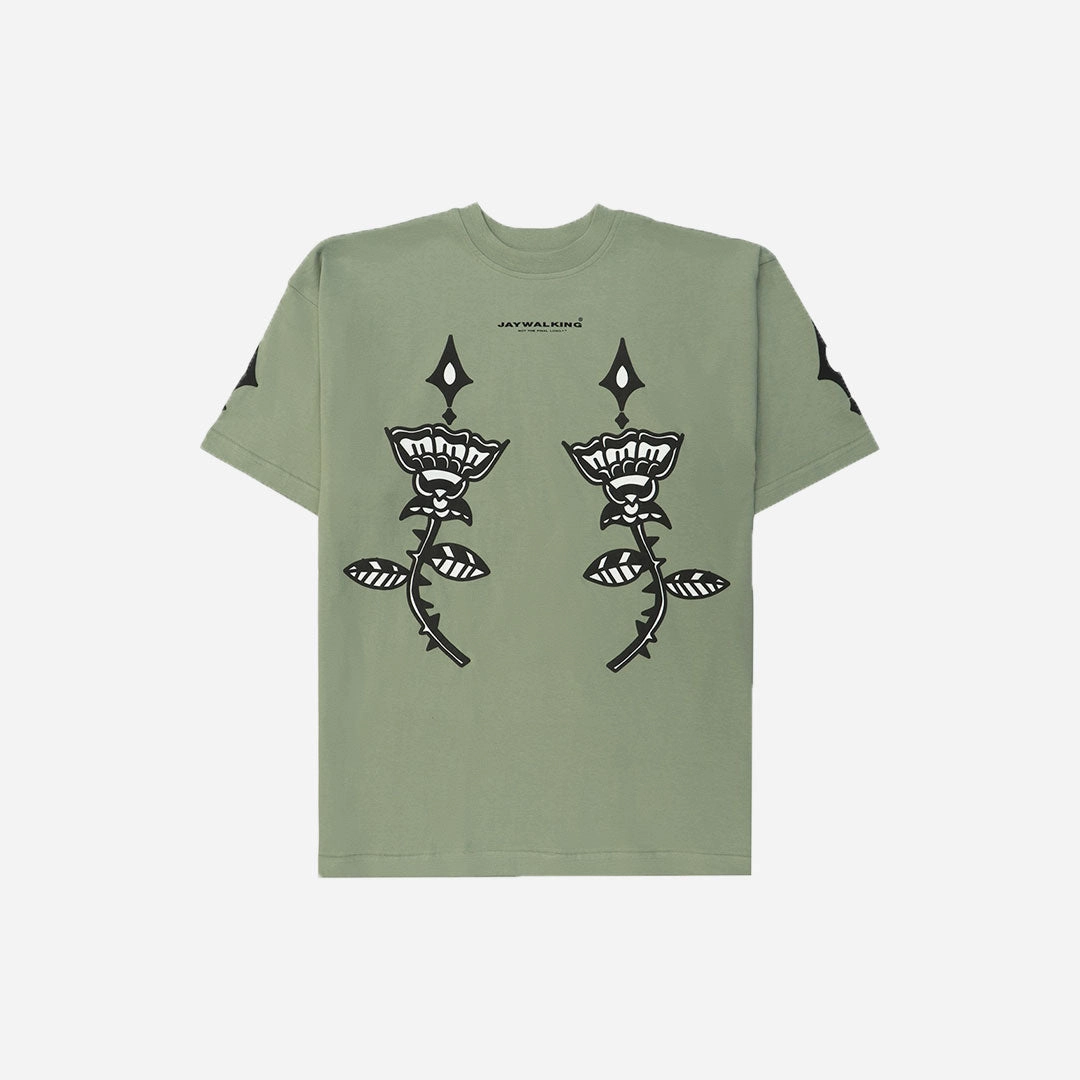 JAYWALKING | SPIDER T-SHIRT { GREEN