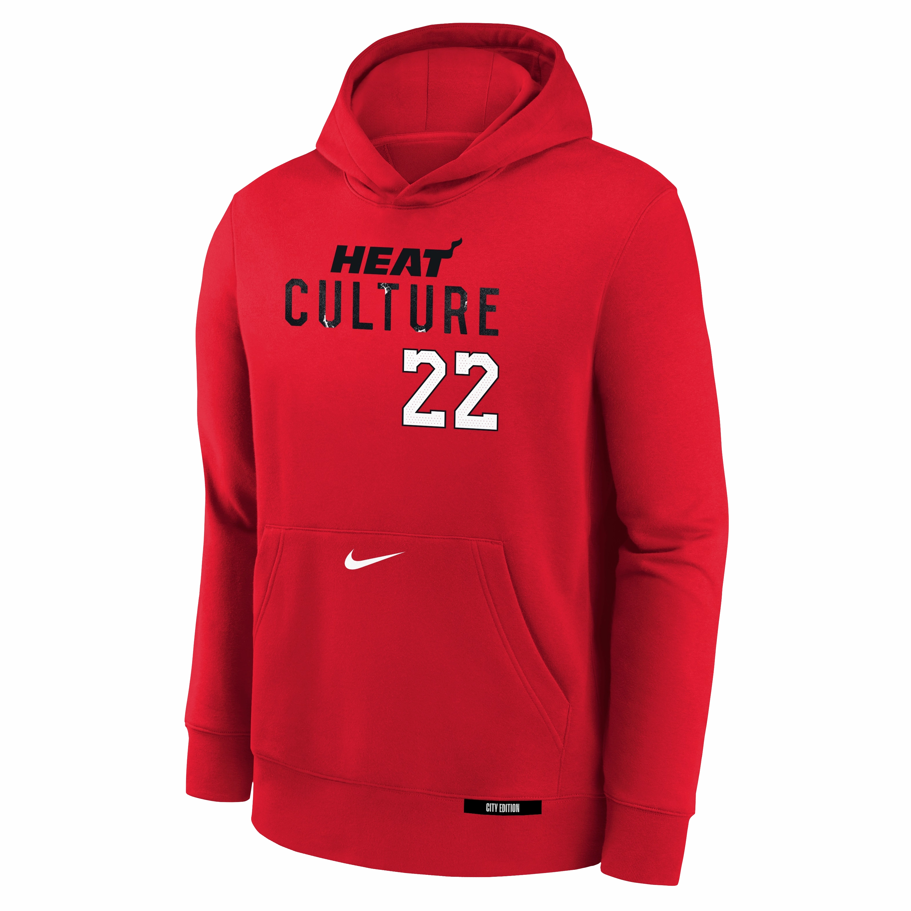 Jimmy Butler Nike HEAT Culture: Blood Red Name & Number Youth Hoodie