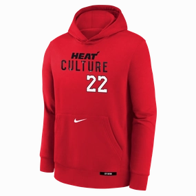Jimmy Butler Nike HEAT Culture: Blood Red Name & Number Youth Hoodie