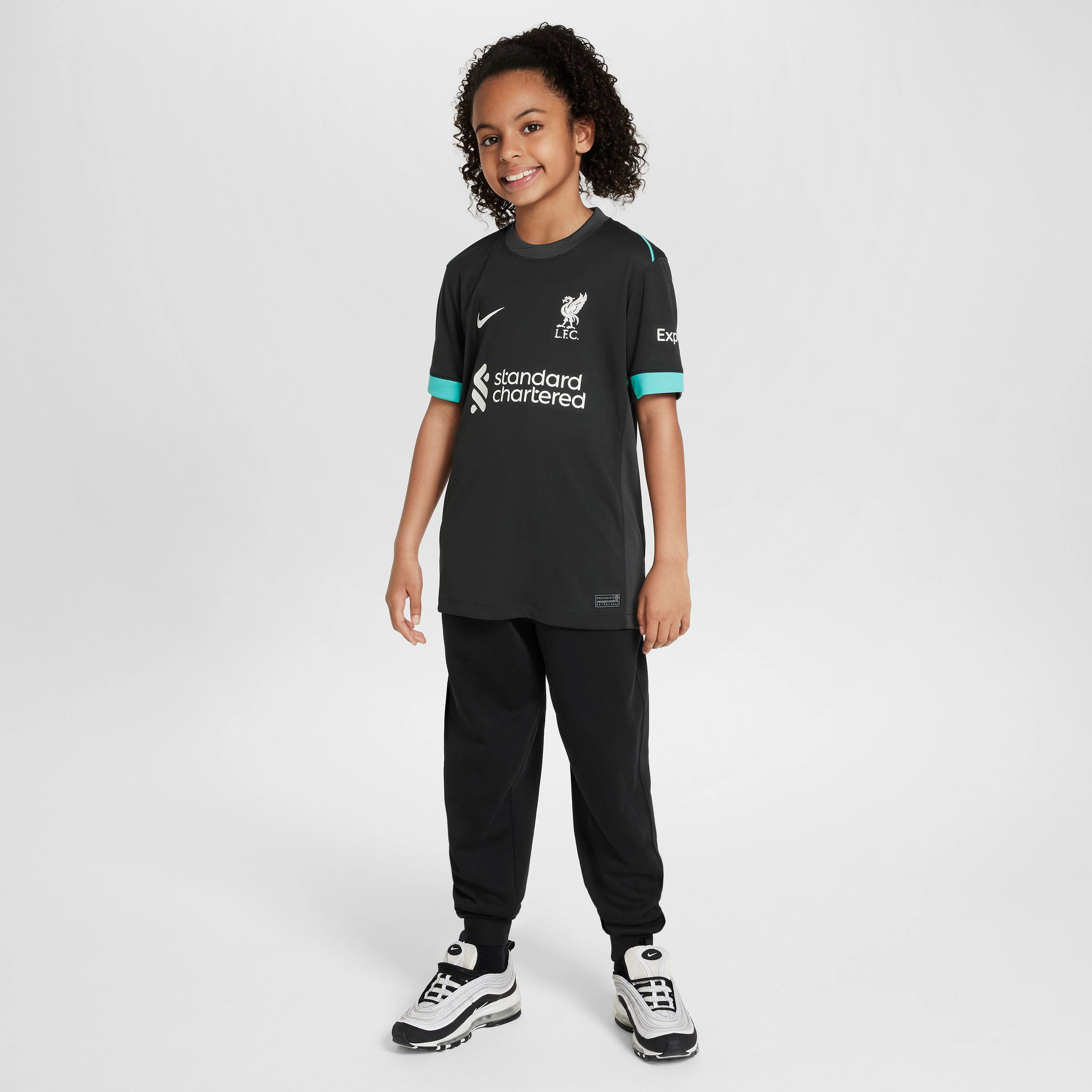 Junior's Liverpool F.C 2024/25 Stadium Away Soccer Jersey