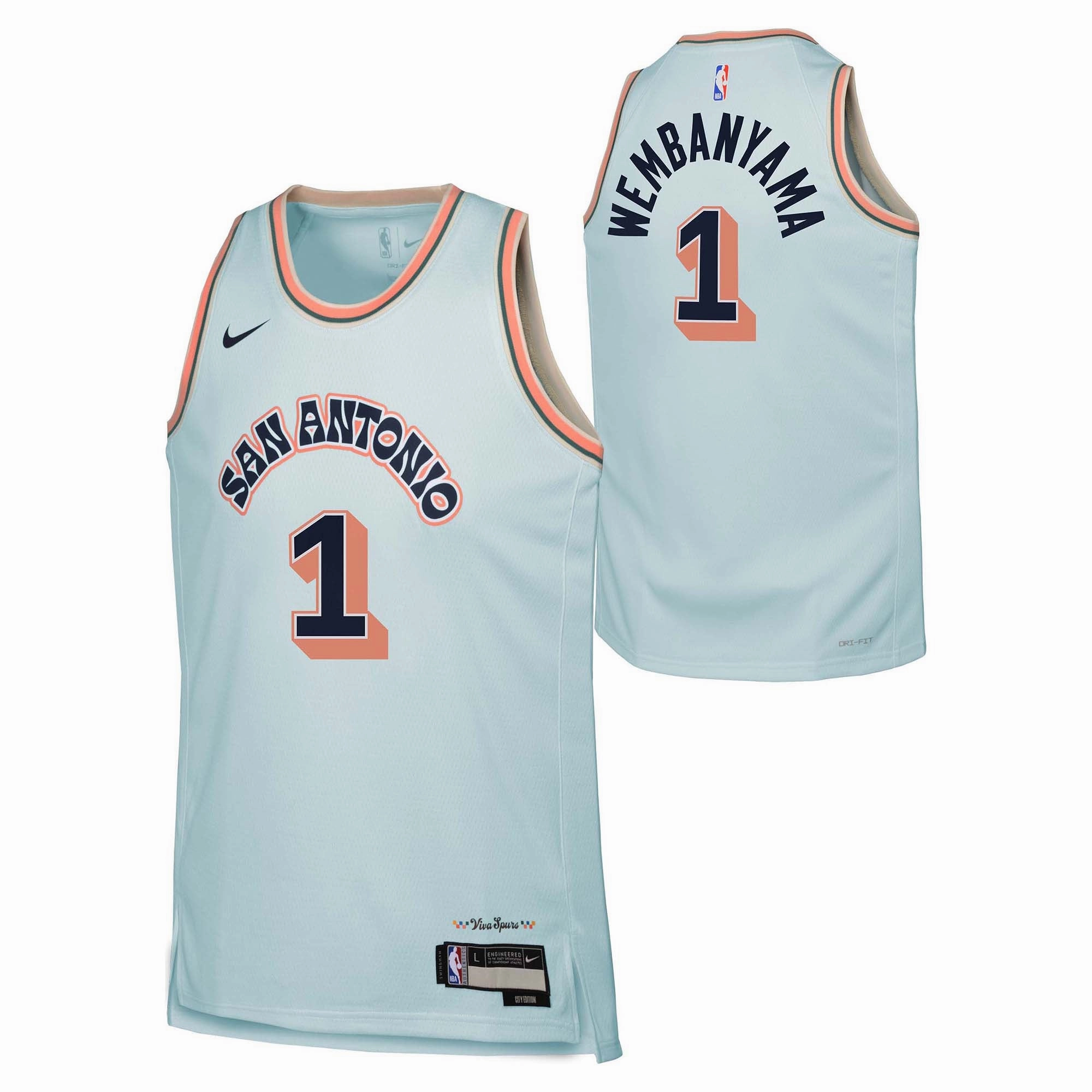 Junior's NBA San Antonio Spurs Victor Wembanyama 2024/25 City Edition Swingman Jersey