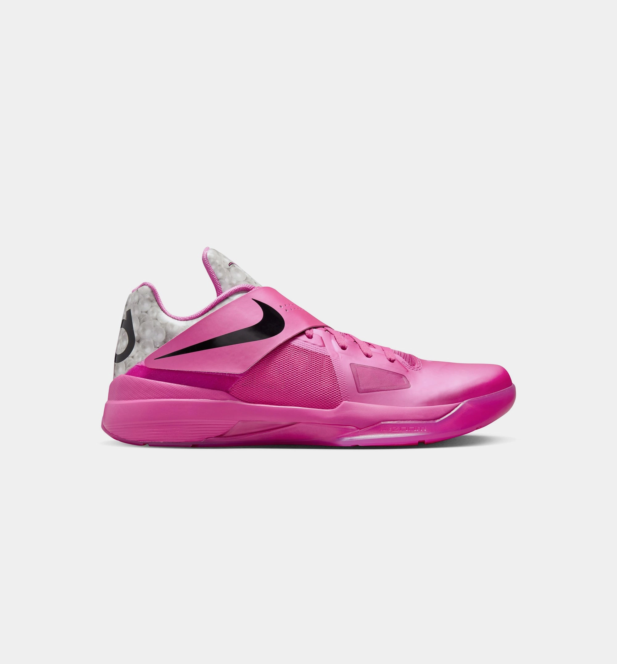KD IV Aunt Pearl Mens Lifestyle Shoe - Pinkfire 2/Black/Metallic Silver