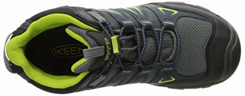 KEEN Unisex-Kinder Oakridge Mid WP Trekking-& Wanderstiefel. Blau (Midnight Navy/Macaw)