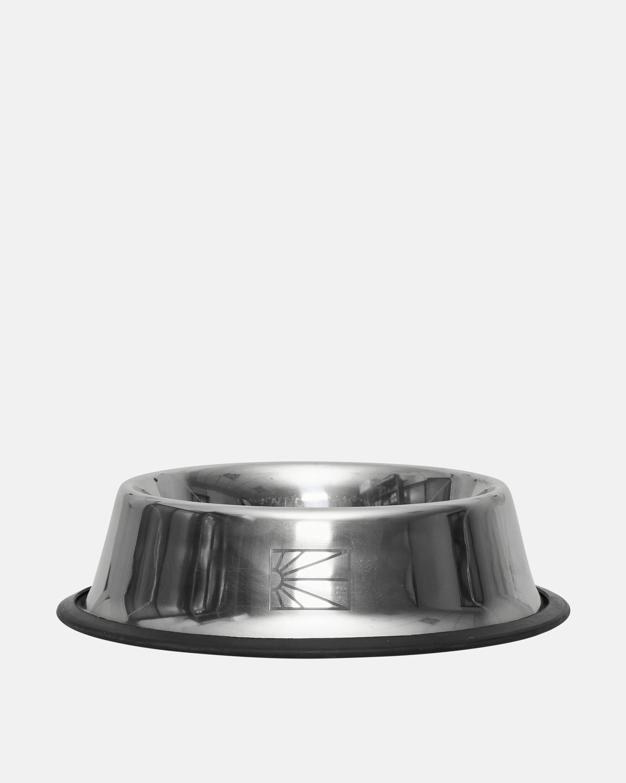 Keep Dancing Dog Bowl Metal Silver