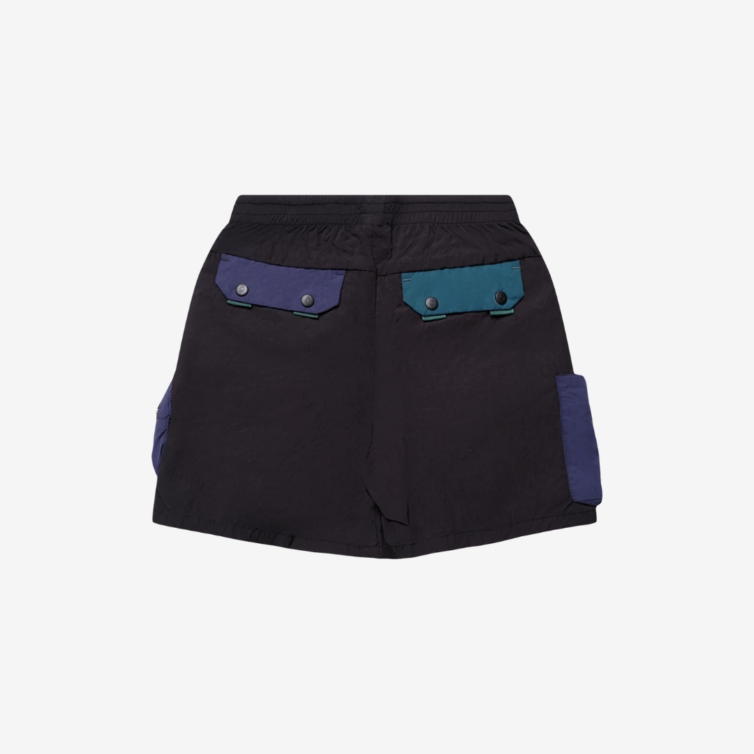 kids icecream hiker cargo shorts (black)