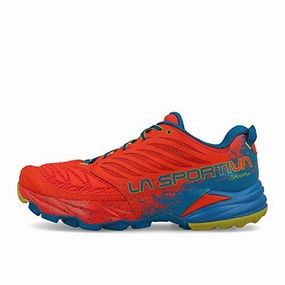 LA SPORTIVA Herren Akasha Bergschuhe. Poppy/Neptune. 42 EU