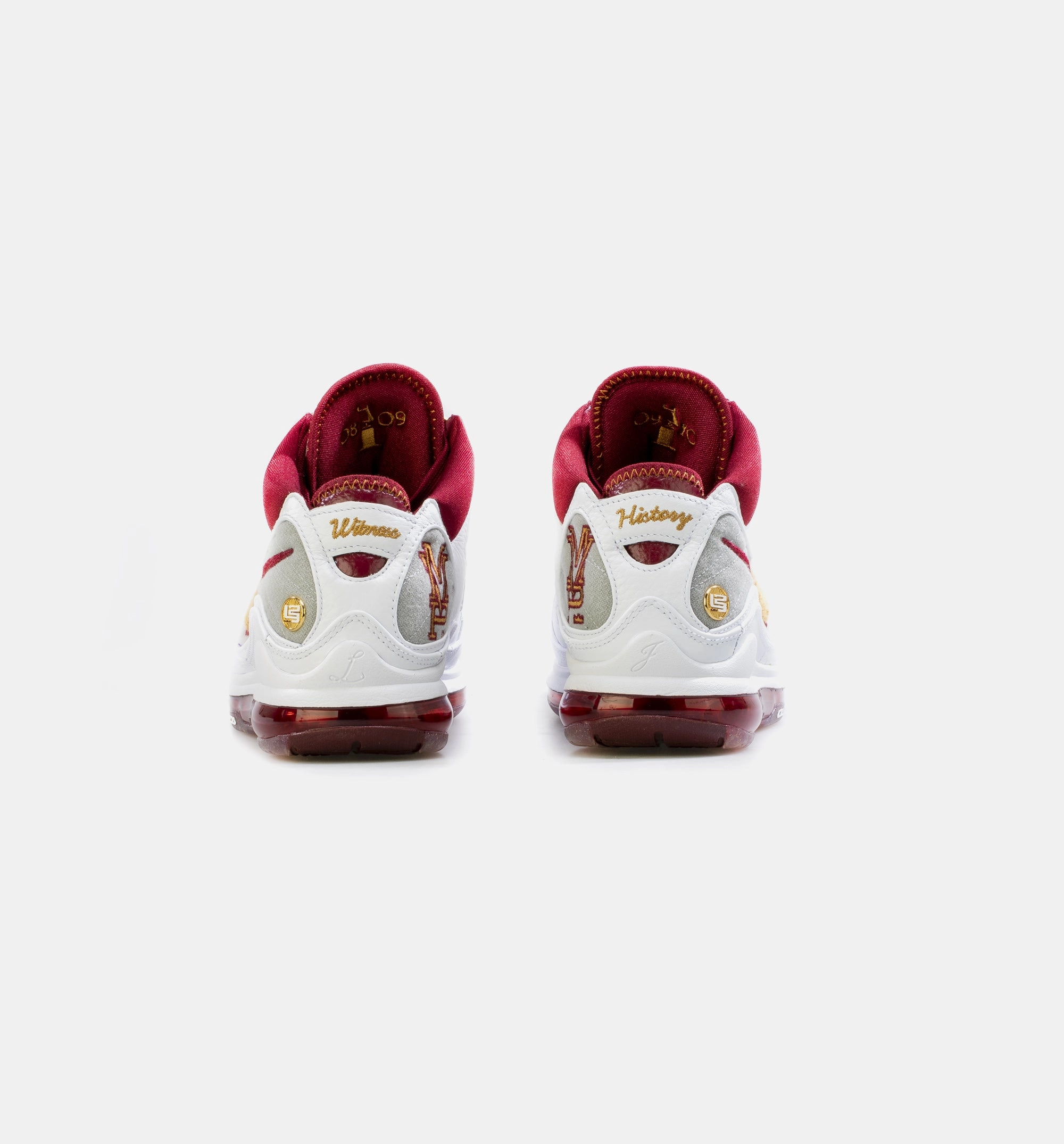 Lebron 7 MVP Mens Basketball Shoe - White/Red/Grey/Bronze