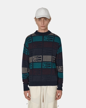 Logo Crewneck Sweater Blue