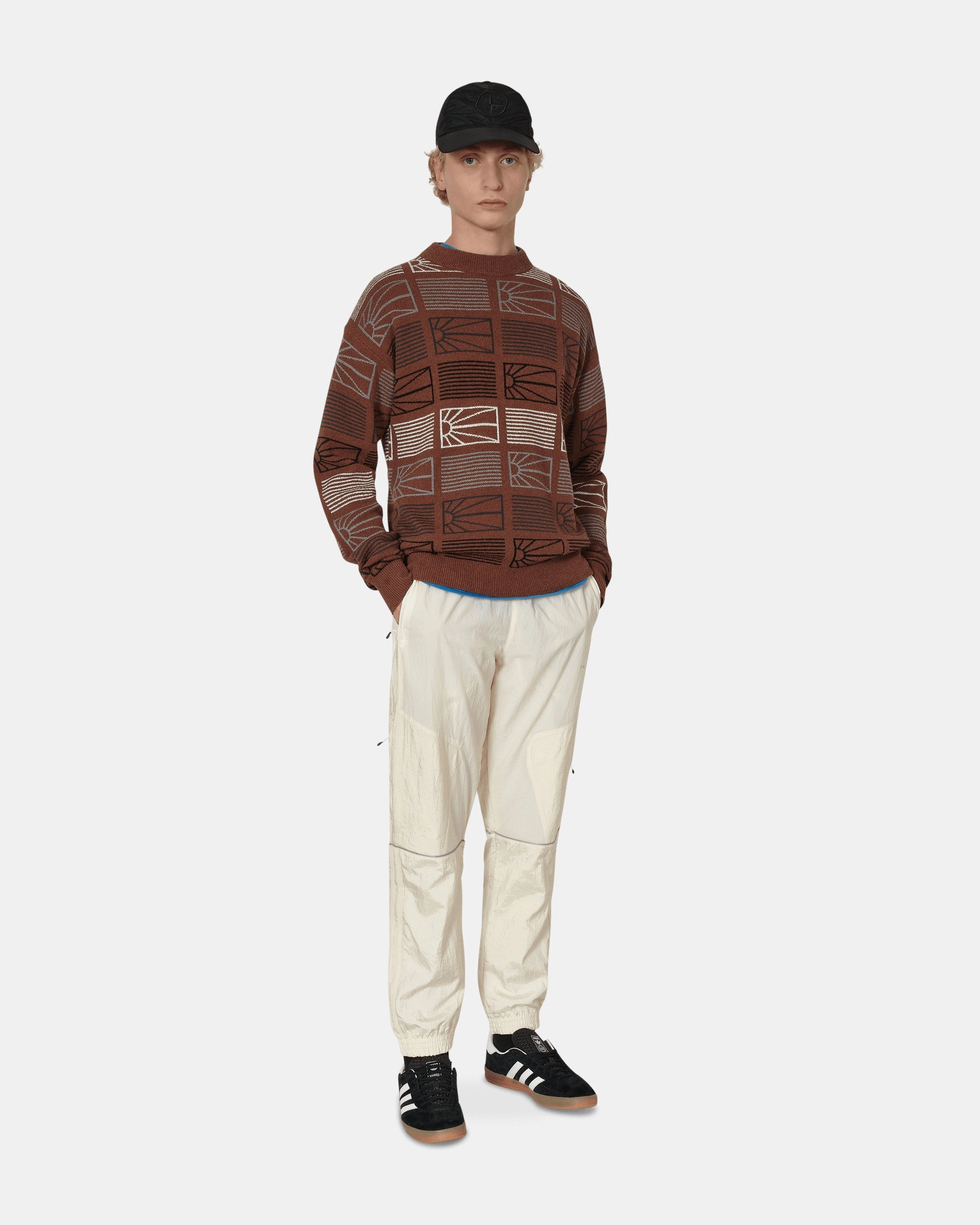 Logo Crewneck Sweater Brown