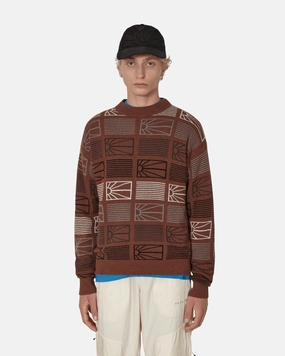 Logo Crewneck Sweater Brown