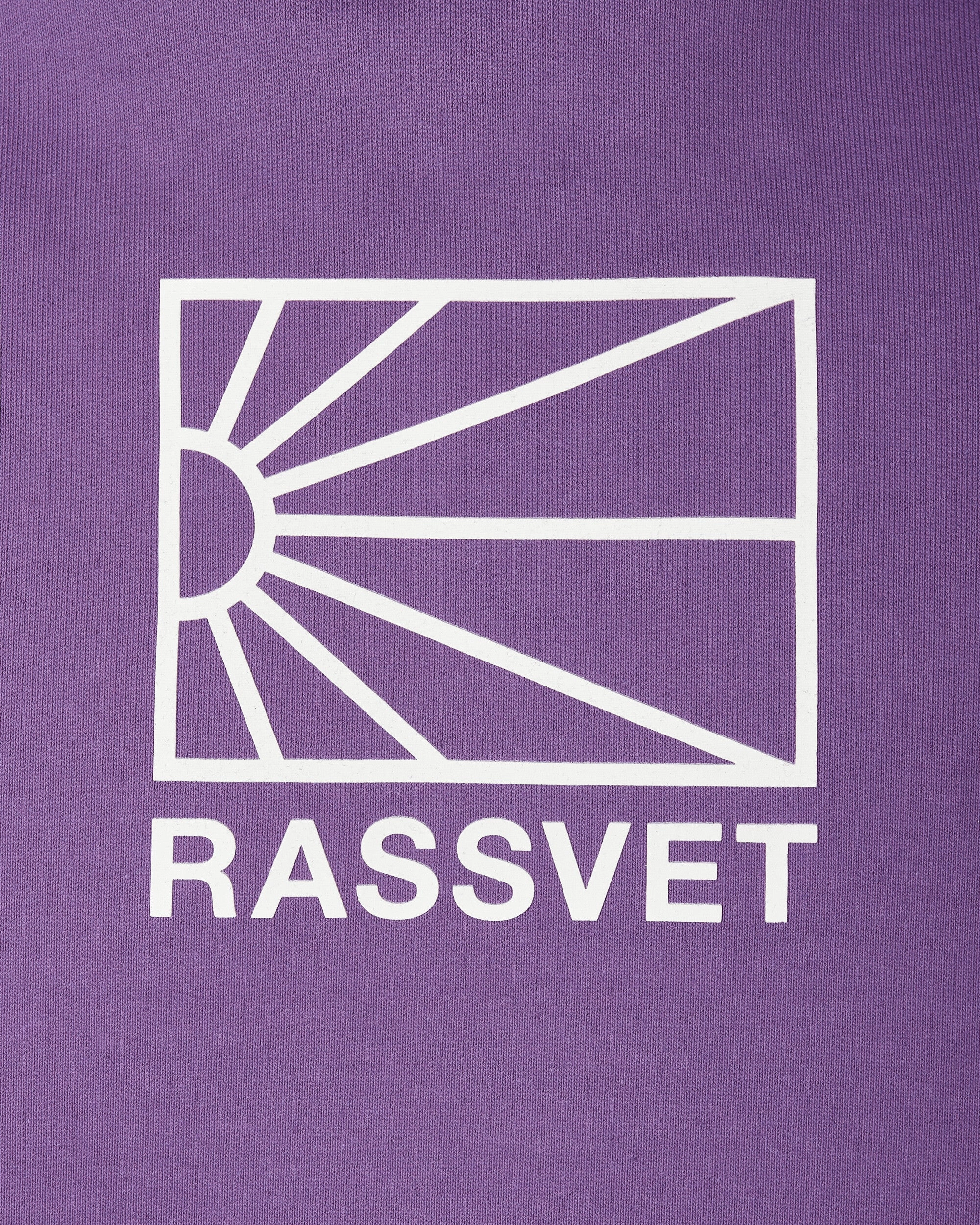 Logo Hooded Sweatshirt Purple