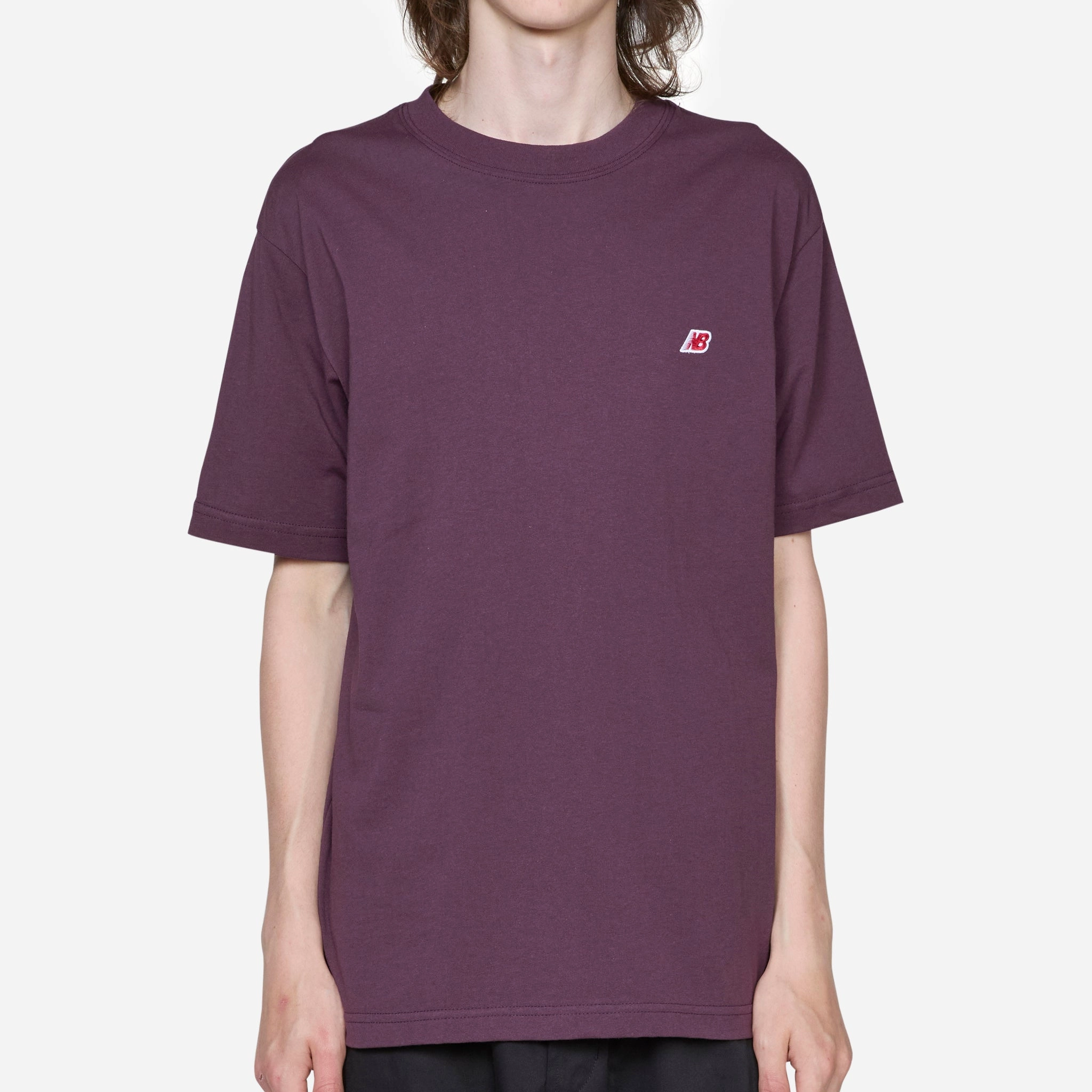Made in USA Core T-Shirt New Plum Brown