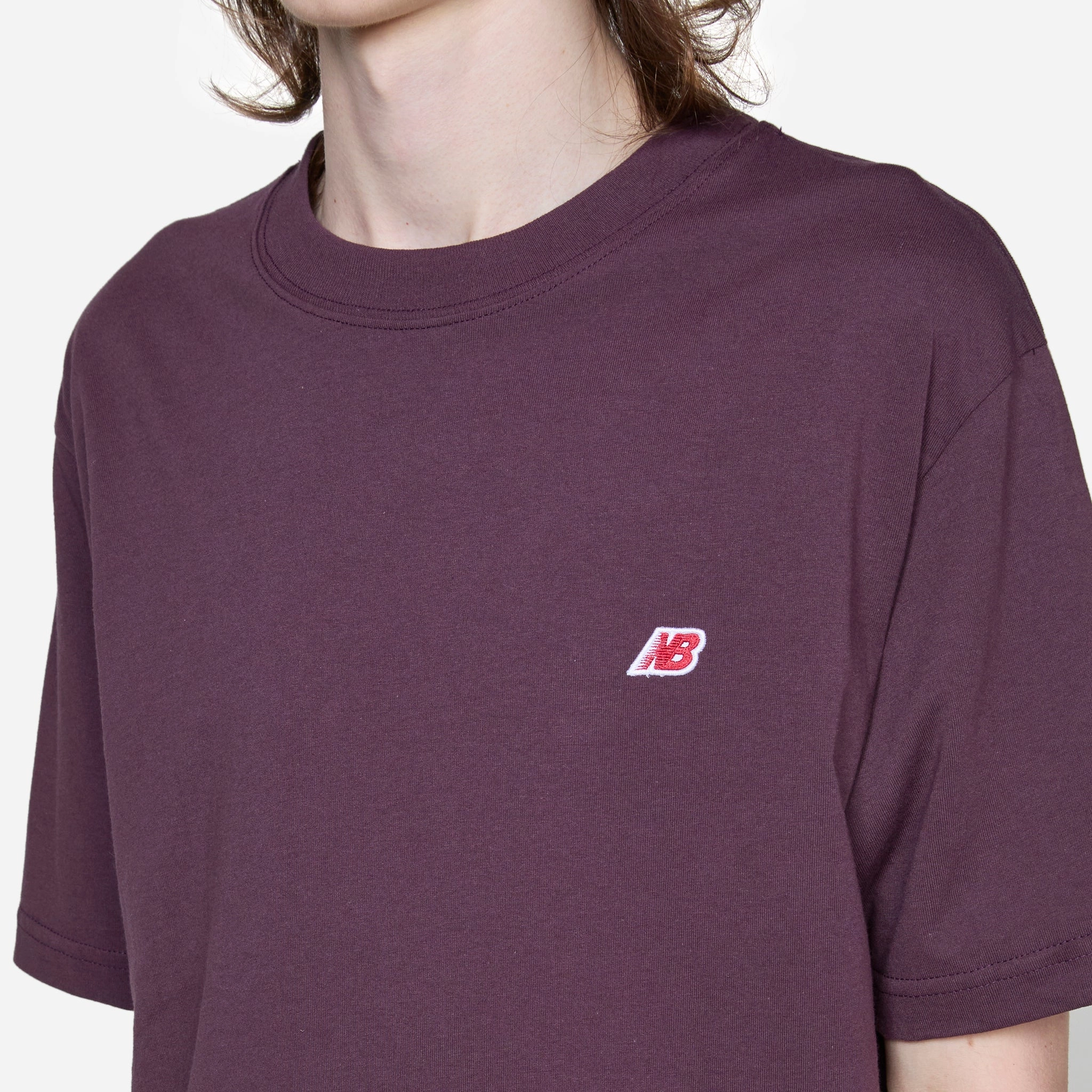 Made in USA Core T-Shirt New Plum Brown