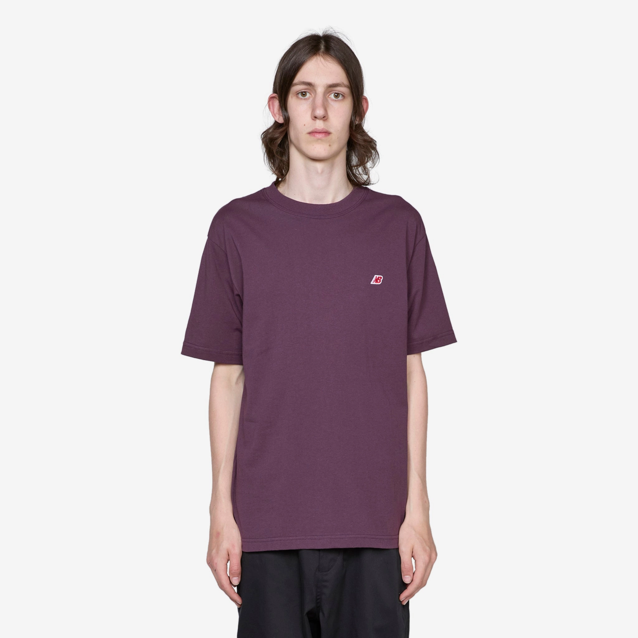 Made in USA Core T-Shirt New Plum Brown