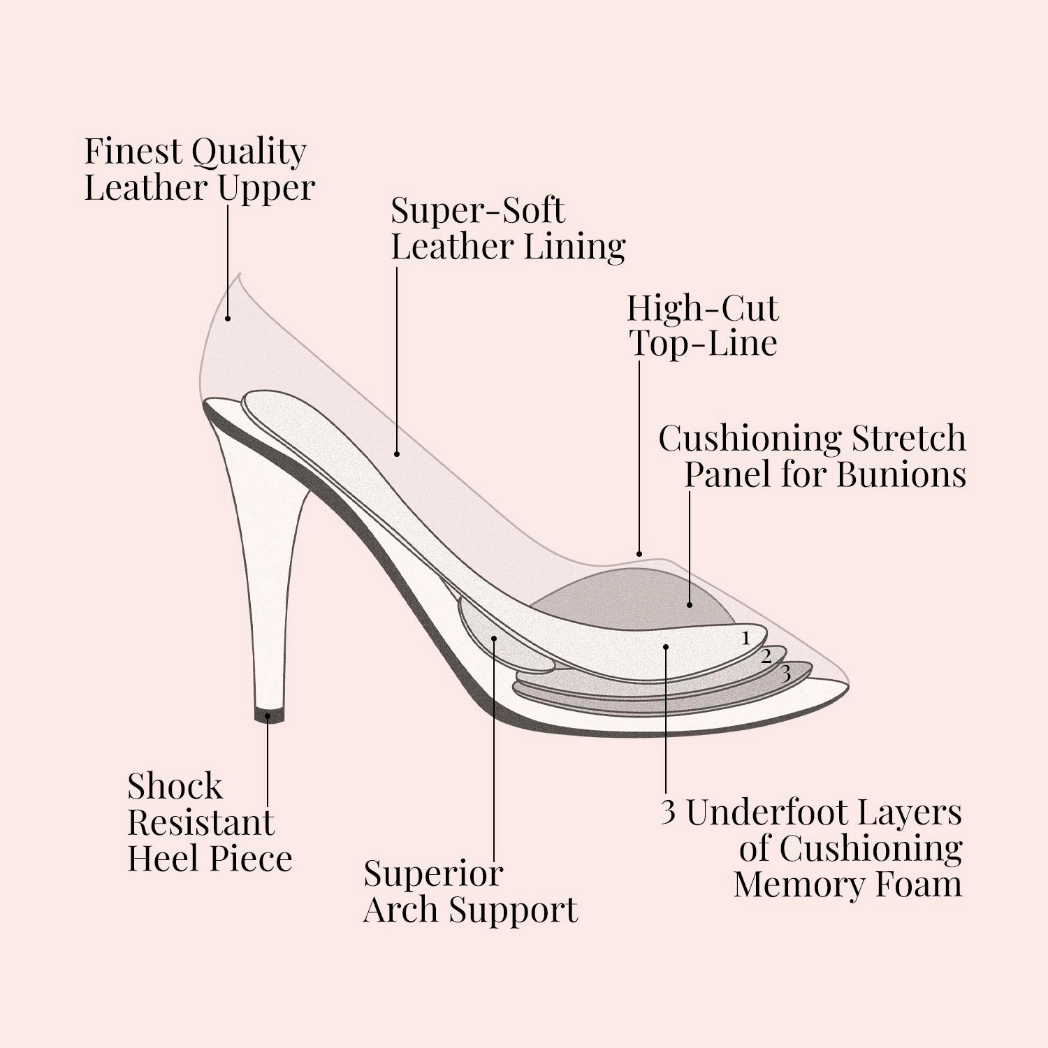 Meredith: Pale Grey Suede & Silver Snake