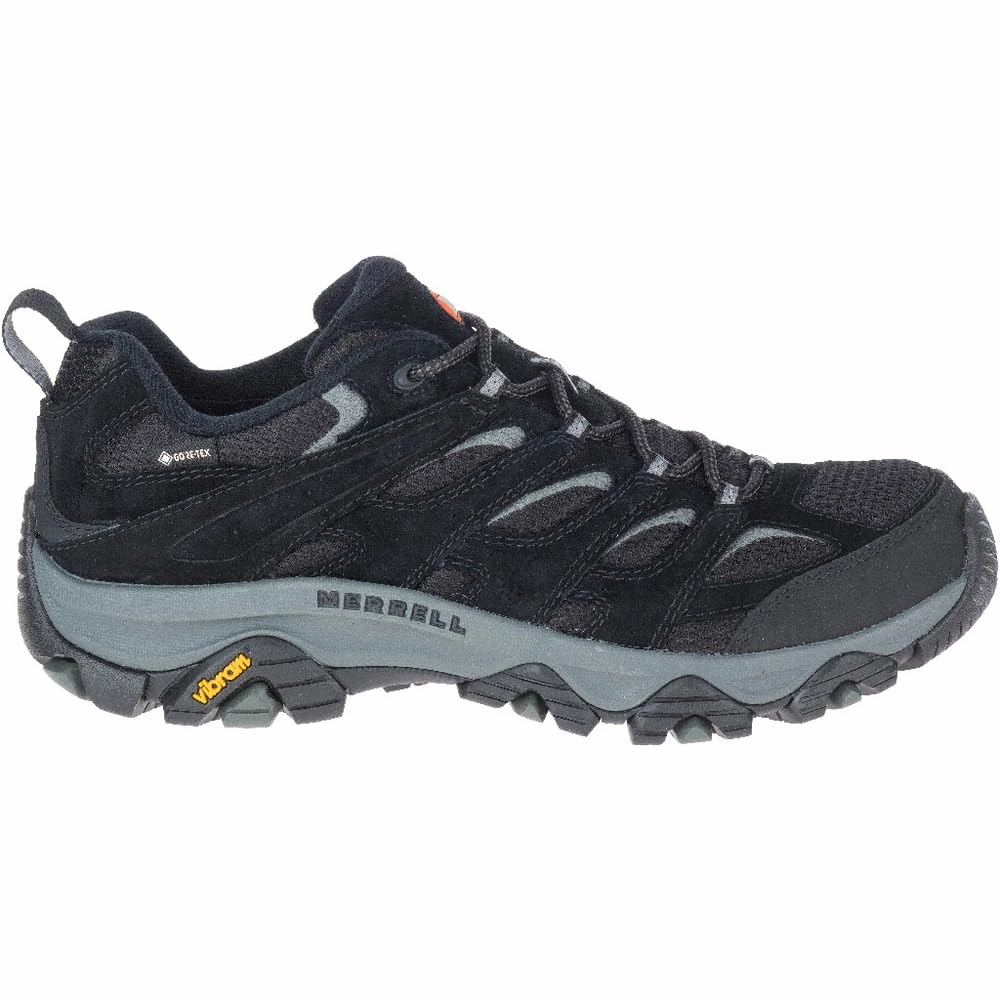 Merrell Herren Moab 3 GTX Wanderschuh. Black Grey. 43.5 EU