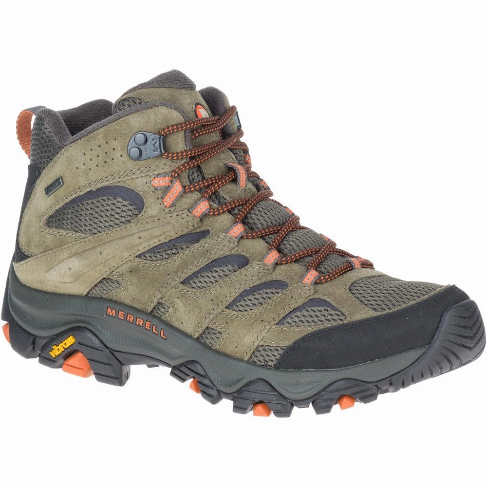 Merrell Herren Moab 3 Mid GTX-Olivgrün Walking-Schuh. 42 EU