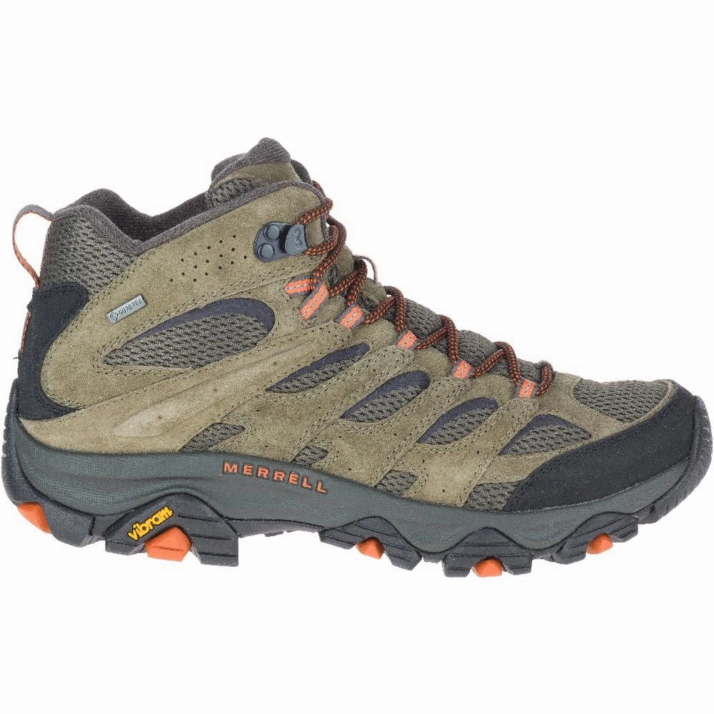 Merrell Herren Moab 3 Mid GTX-Olivgrün Walking-Schuh. 42 EU