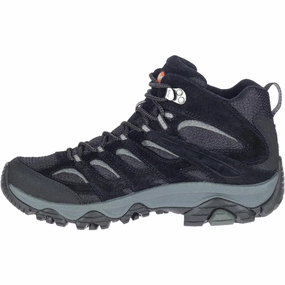 Merrell Herren Moab 3 Mid GTX Wanderschuhe. Black/Grey. 42 EU