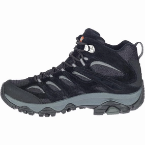 Merrell Herren Moab 3 Mid GTX Wanderschuhe. Black/Grey. 44.5 EU