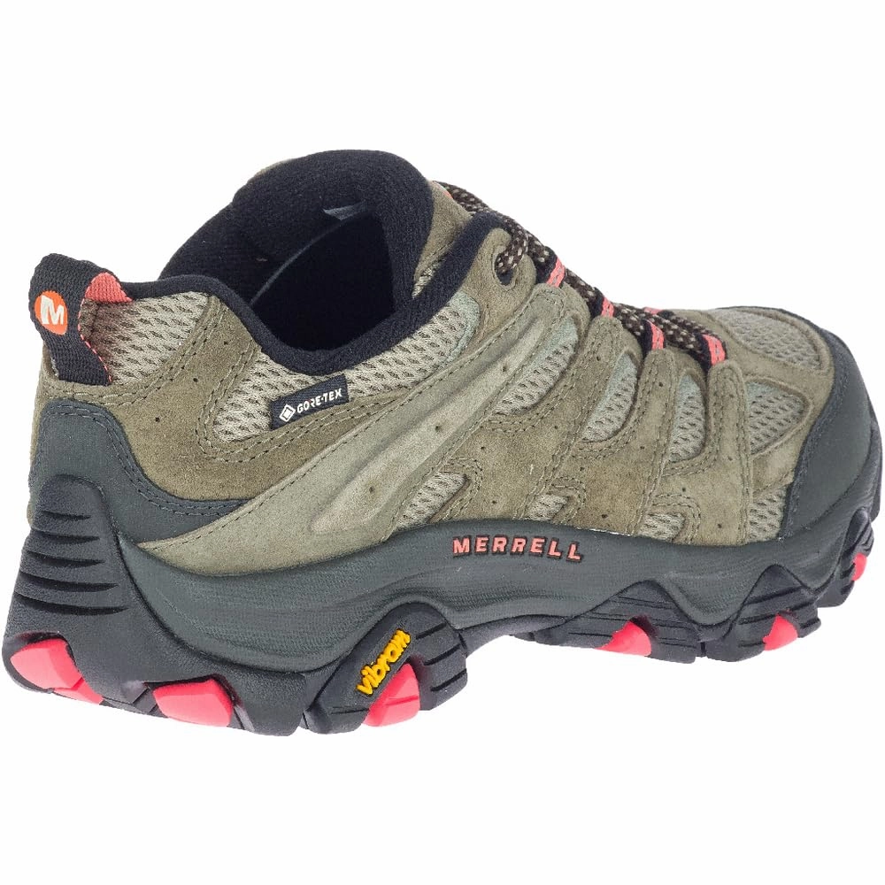 Merrell Moab 3 GTX. Damen Senderismo Schuhe. Olivgrün. 40 EU