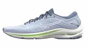 Mizuno Damen Wave Rider Walking-Schuh. Heather/White/NeoLime. 39 EU