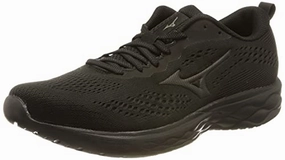 Mizuno Herren Wave Revolt Laufschuh. Black Black Dshadow. 42 EU