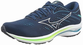 Mizuno Herren Wave Rider 25 Laufschuhe. Gibraltars Wht Greengeck. 46.5 EU