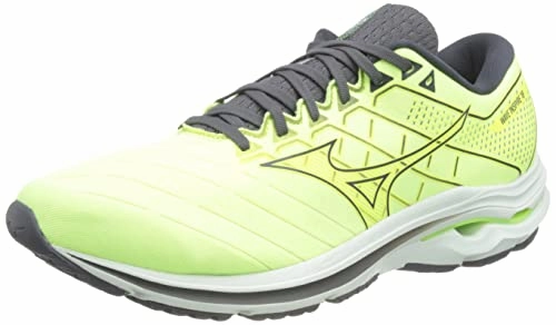 Mizuno Herren Welle Inspire 18 Laufschuhe. Neolime Misty Blue Ebony. 45 EU
