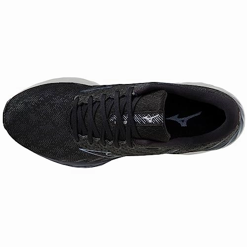 Mizuno Herren Welle Inspire 19 Laufen. Blk Gridge Illusionblue. 43 EU