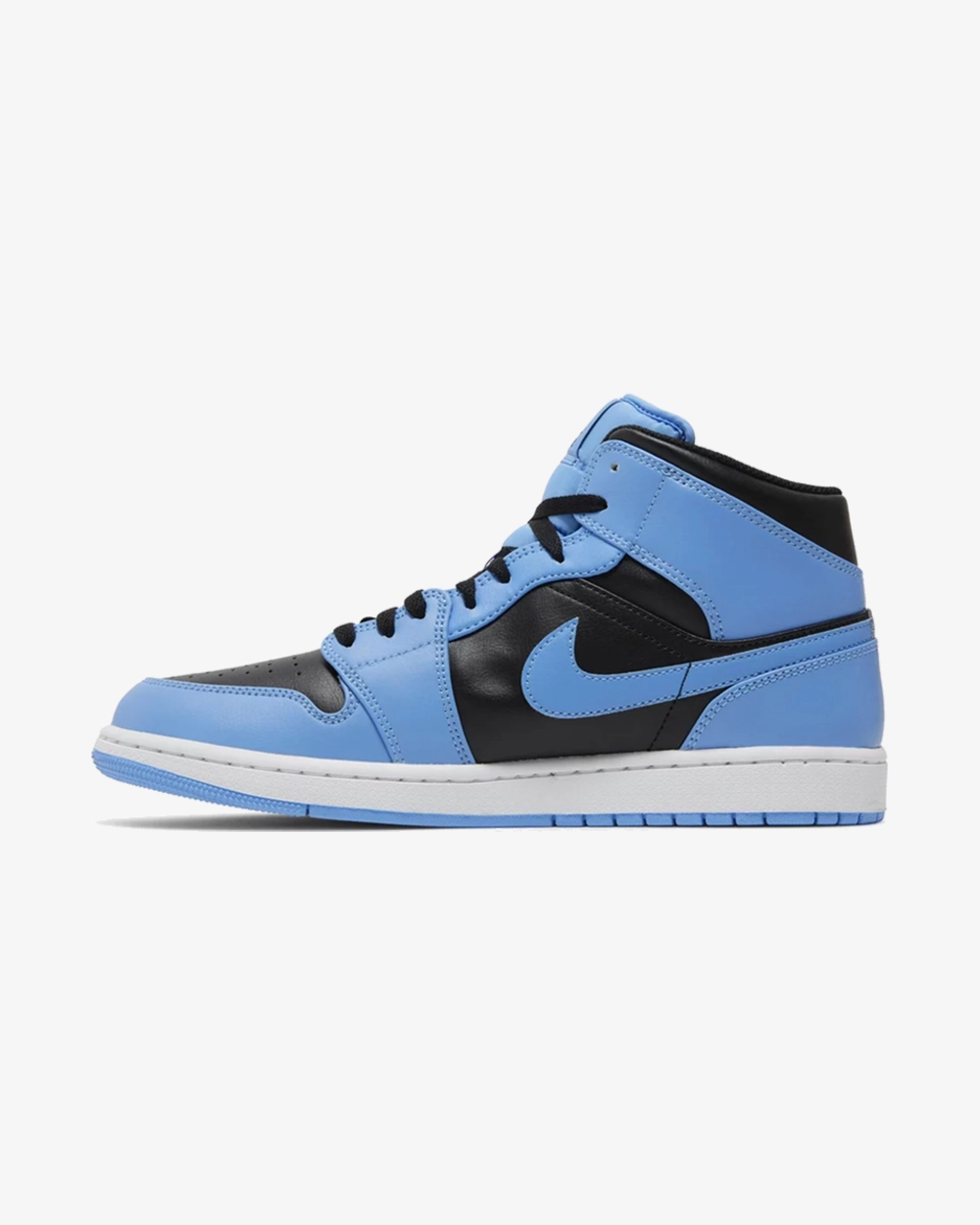 NIKE AIR JORDAN1 MID UNIVERSITY BLUE BLACK