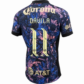 Nike Club America Víctor Dávila Third Jersey 24/25 (Medium Blue/Black/Lemon Chiffon)
