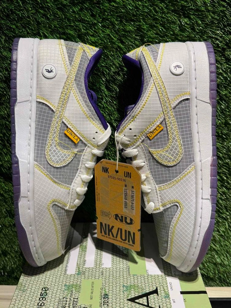 Nike Dunk Low Union Passport Pack Court Purple Sz 9.