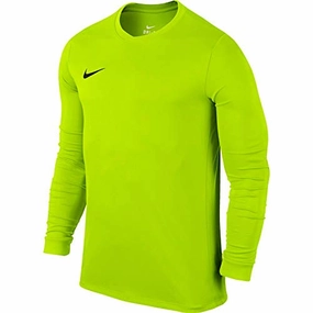 NIKE Herren Langarm Trikot Park VI. 725884-702. grün (Volt/Black). Gr. M
