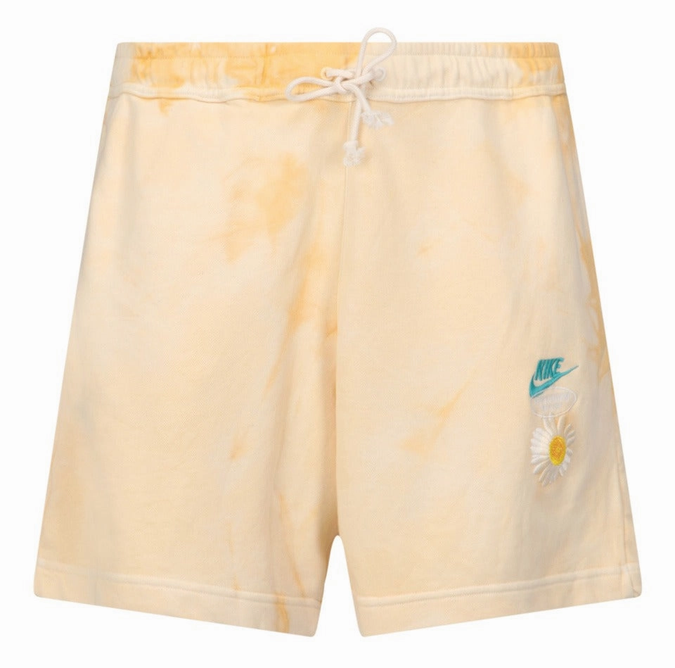 Nike Logo Embroidered Tie-Dyed Terry Shorts