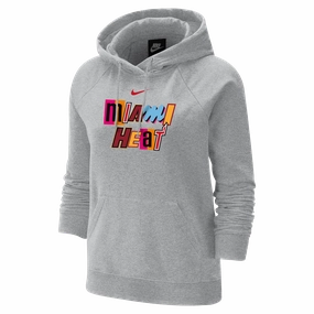 Nike Miami HEAT Mashup Grey Women's Hoodie