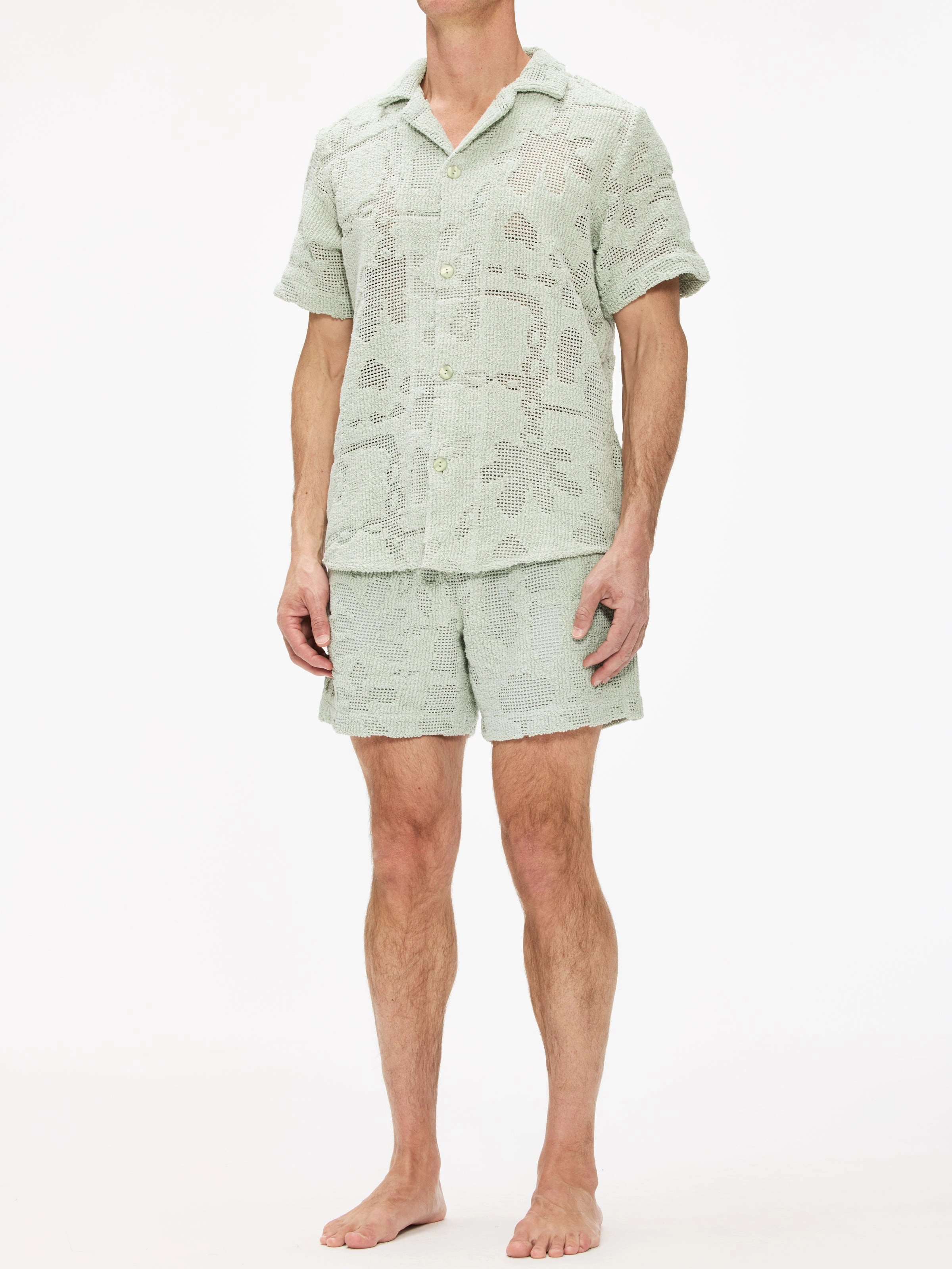 Oas Cuba Crochet Shirt