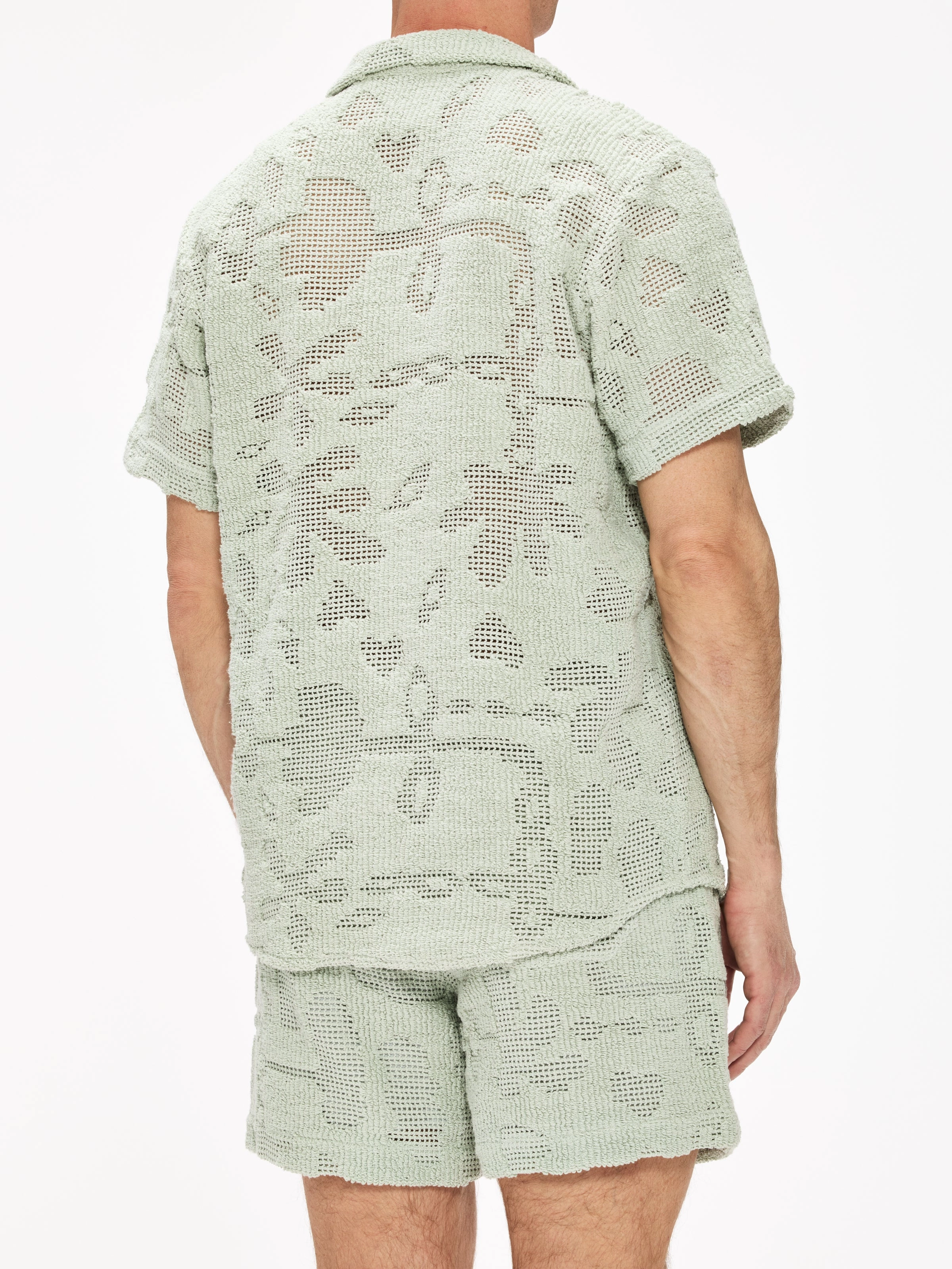 Oas Cuba Crochet Shirt