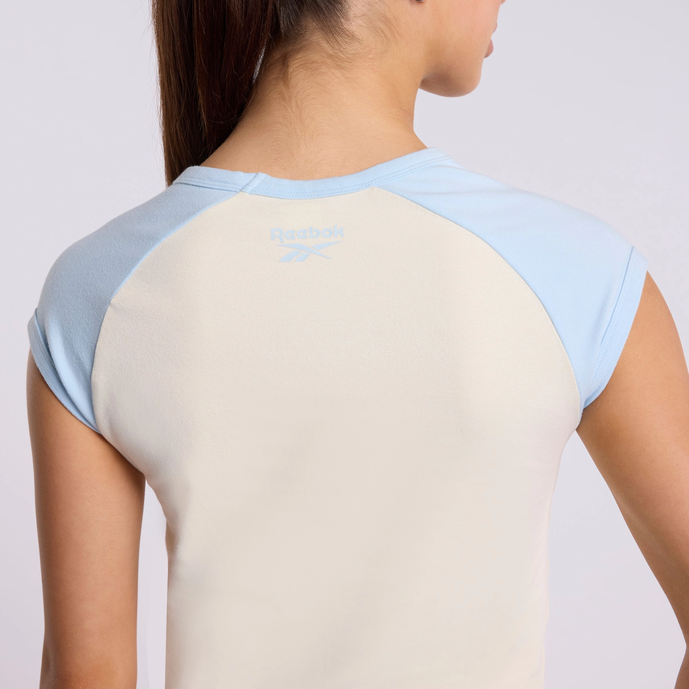 Ov Raglan Tee Alabaster/ Soft Blue