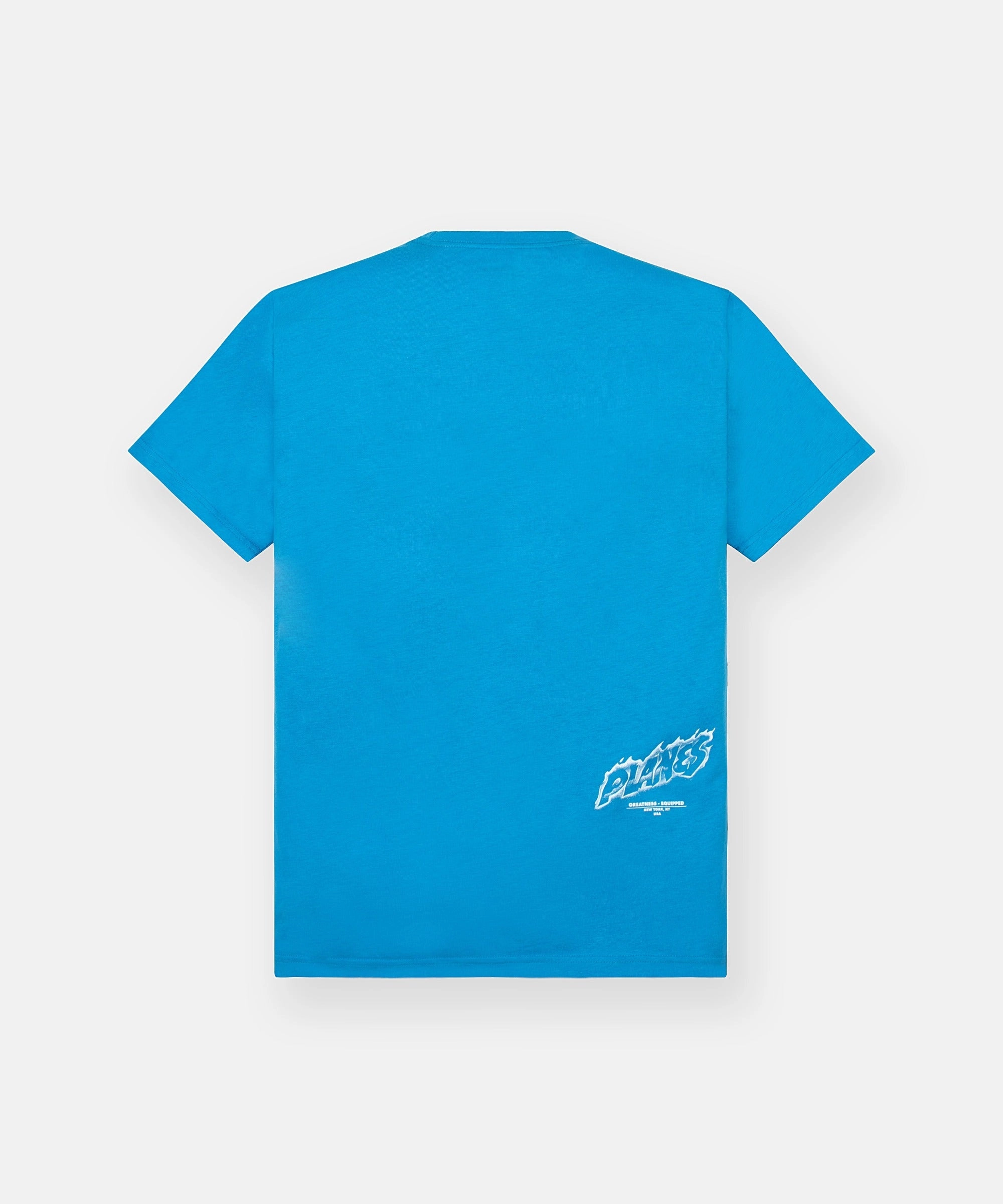 Paper Planes Crewneck Black Crowns Tee - MALIBU BLUE