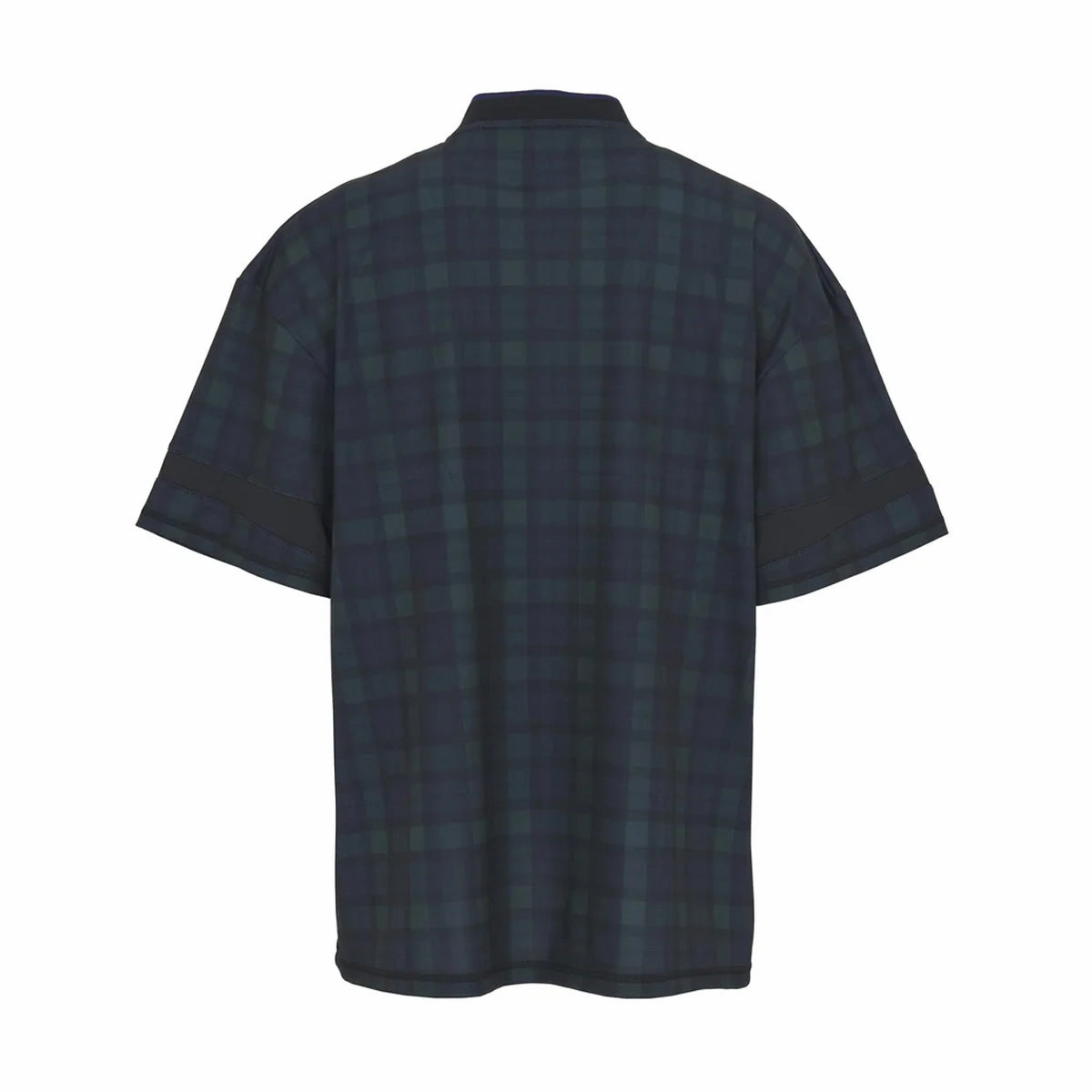 Printed Football Jersey 'Black Tartan'