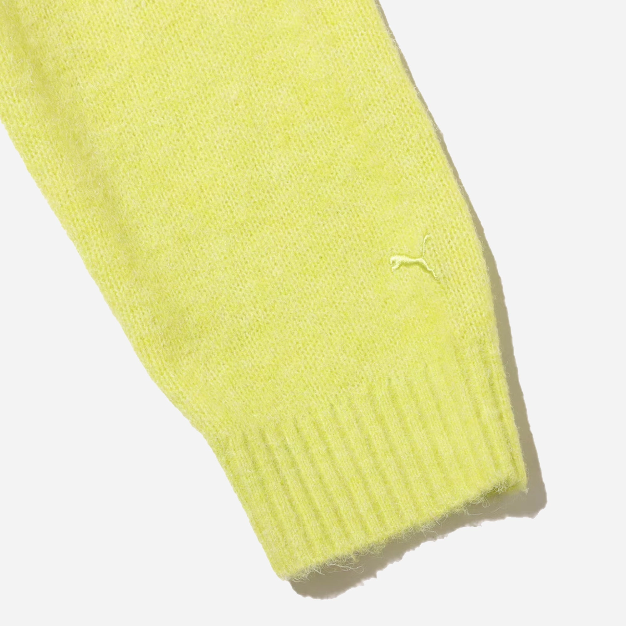 Puma | x ARIES KNITTED CARDIGAN { YELLOW/GREEN