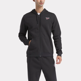 Ri Sl Fleece Fz Black/White/Vector Red