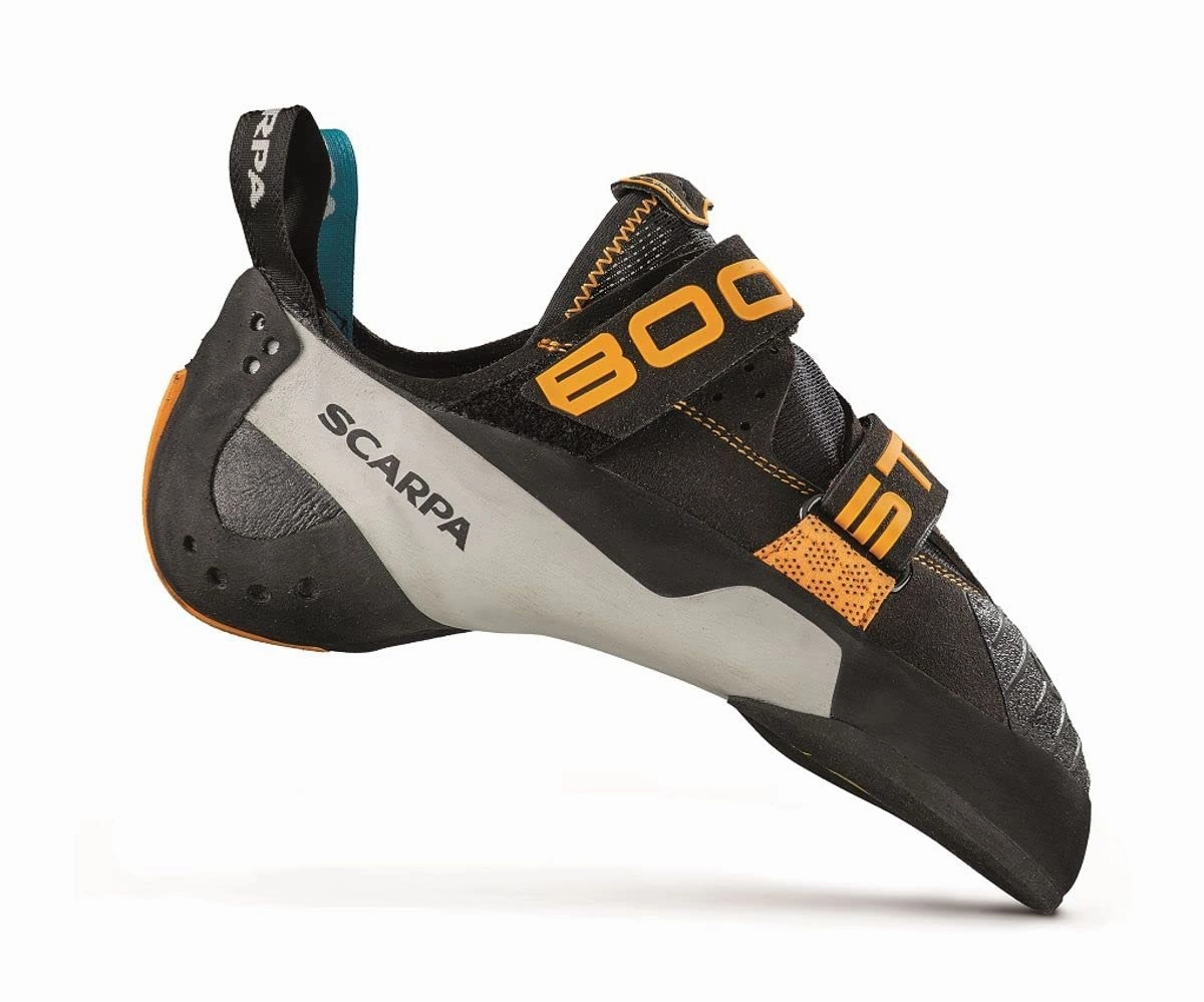 Scarpa Herren Booster Kletterschuhe. Black-ORANGE FZC. 41.5 EU