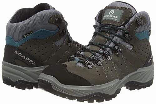 Scarpa Herren Mistral GTX Trekking-& Wanderstiefel. Smoke-Lake Blue Gore-tex Energy II. 42 EU