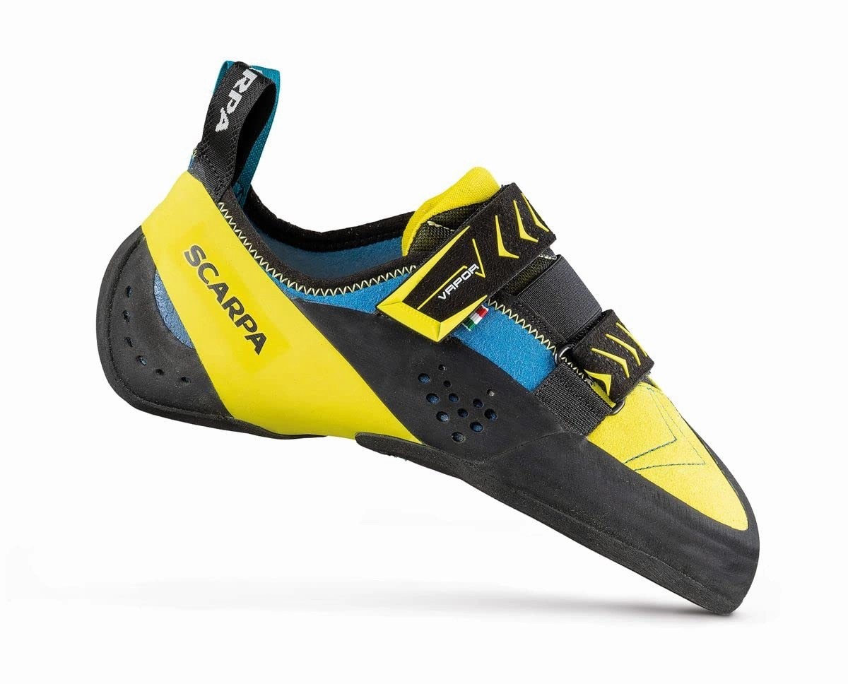 Scarpa Herren Vapor V Kletterschuhe. Ocean-Yellow FR. 45.5 EU