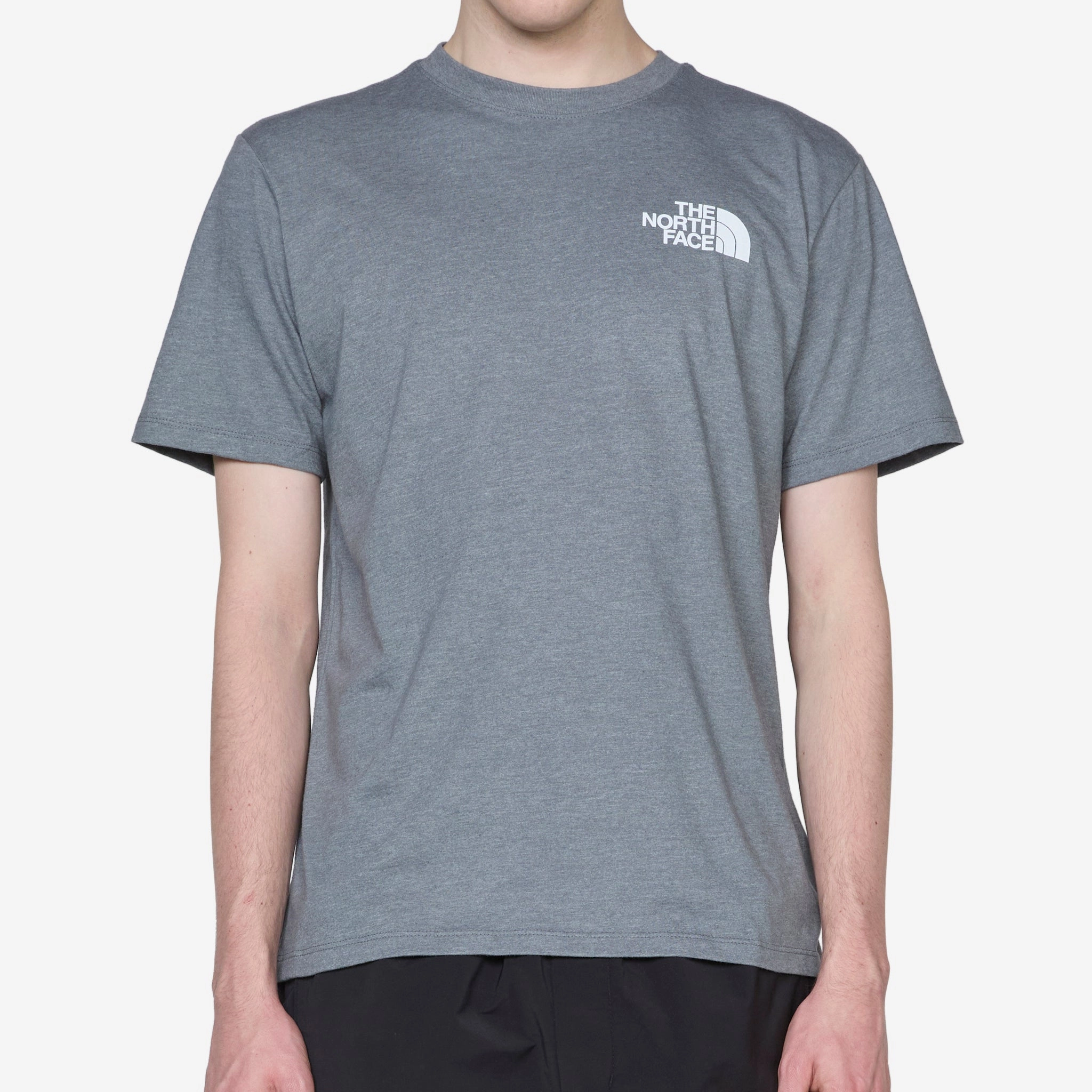 Short Sleeve Box NSE T-Shirt TNF Medium Grey Heather | TNF Blue