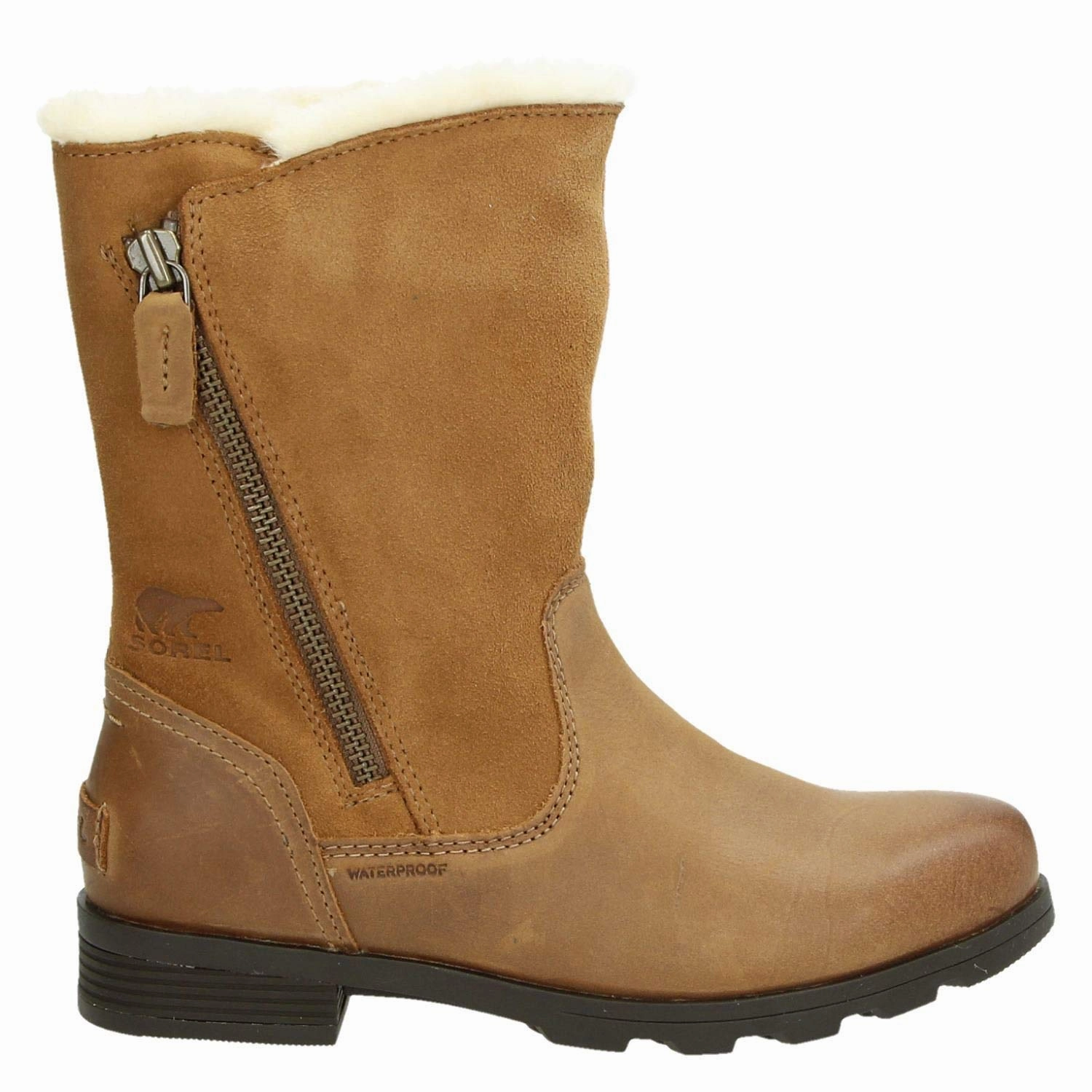 Sorel Damen Stiefel. EMELIE FOLDOVER. Braun (Camel Brown). Größe: 38